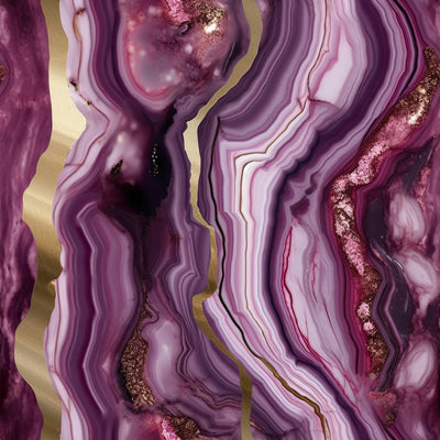 Purple Agate- Ponytail
