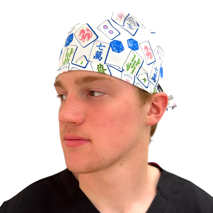 Mahjong- Classic/Men's Scrub Cap