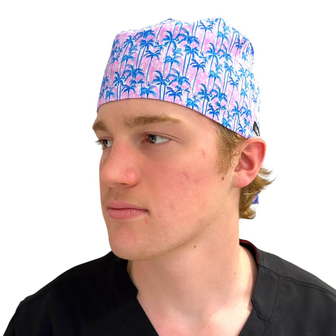 Malibu Palms- Classic/Men's Scrub Cap