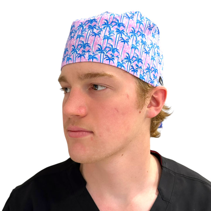 Malibu Palms- Classic/Men's Scrub Cap