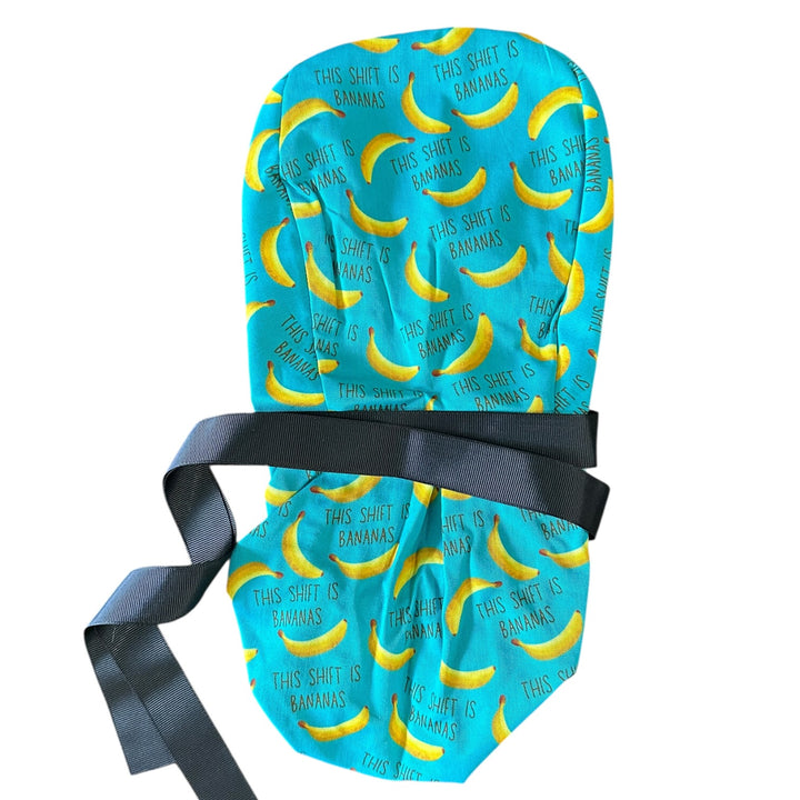 Shift is Bananas- Ponytail Scrub Cap