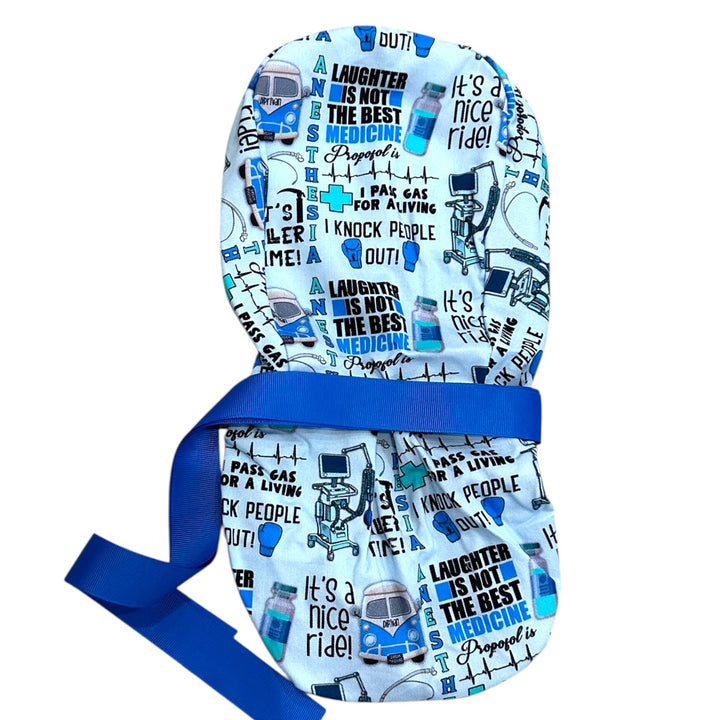 Anesthesia- Ponytail Scrub Cap