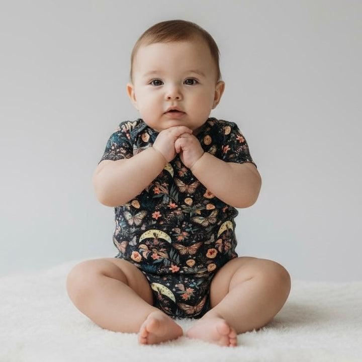 Moon Garden Bamboo Bodysuit