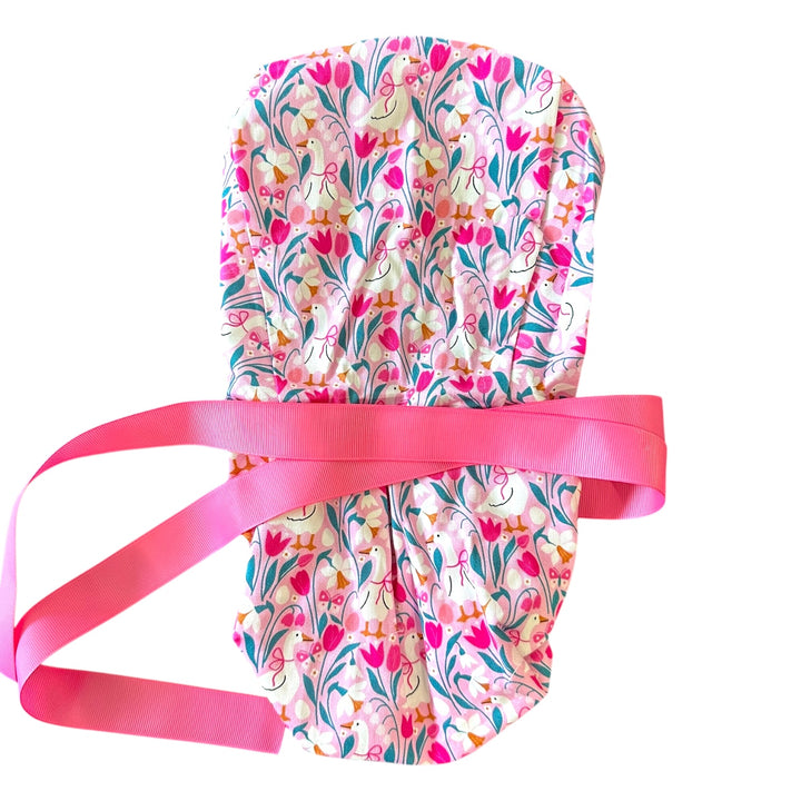 Goose Floral- Ponytail