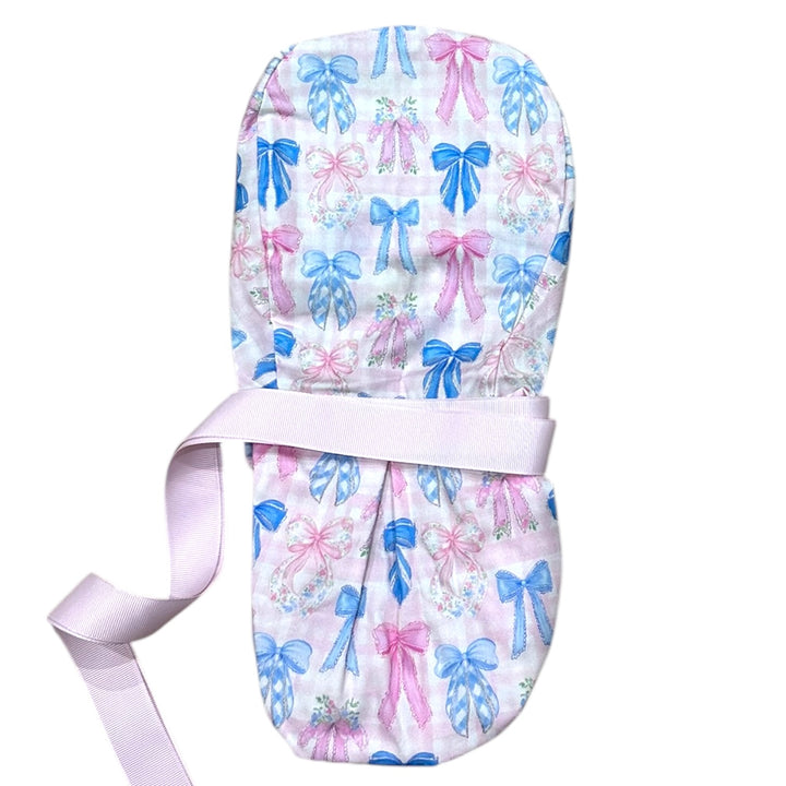 Pretty Little Bows- Ponytail Scrub Cap