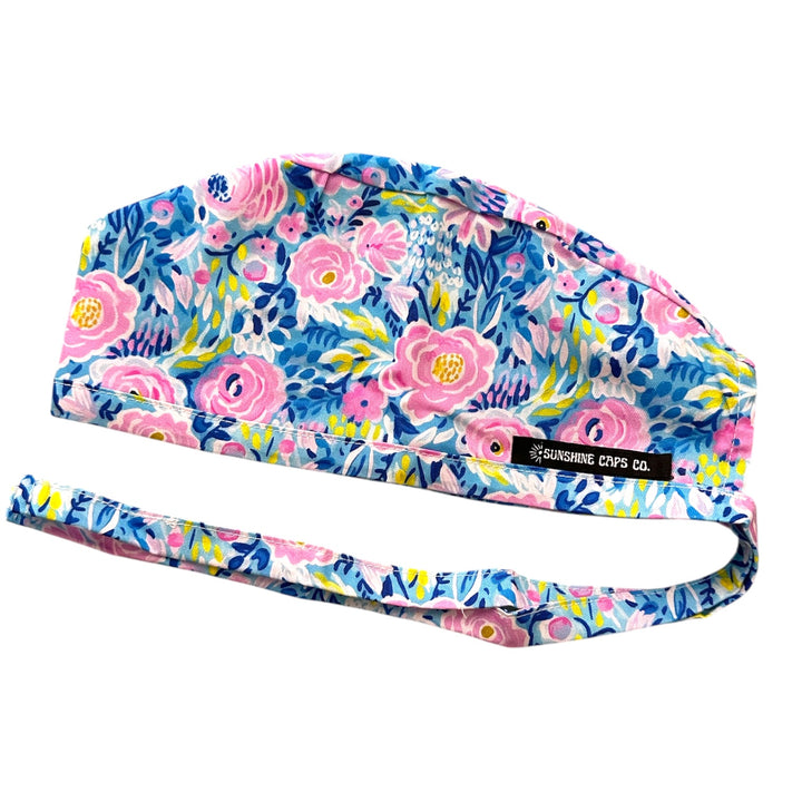 Painted Peonies- Classic/Men's Scrub Cap