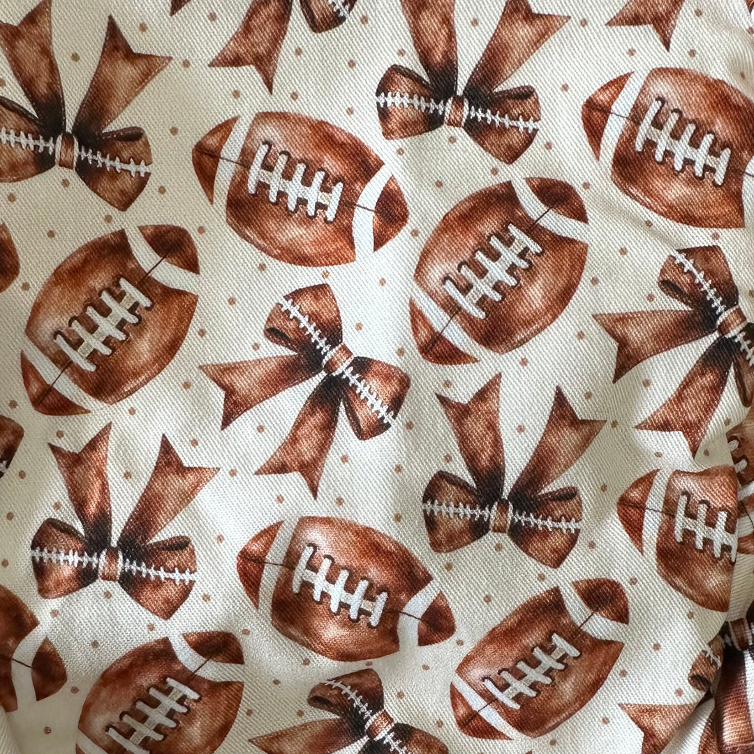 Football & Bows- Ponytail