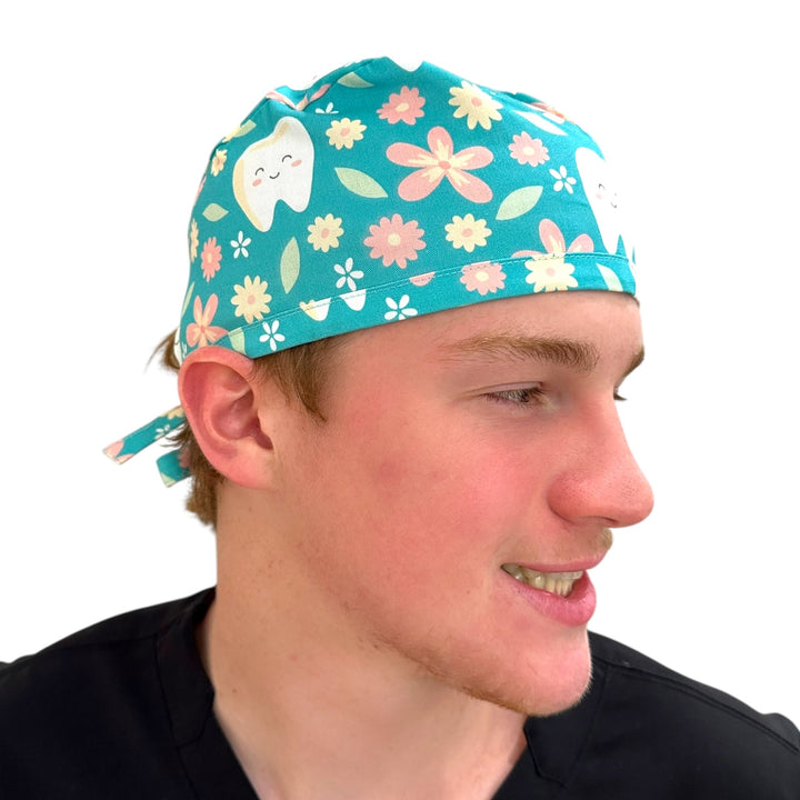 Mint Blossom Dental- Classic/Men's Scrub Cap