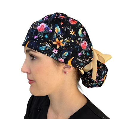 Moonlight Floral- Ponytail