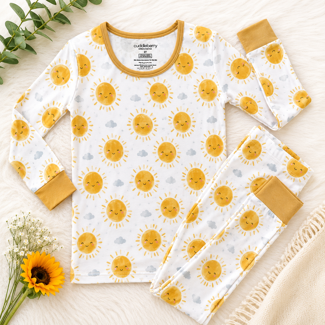 Boho Sun Long Sleeve Two-Piece PJ's