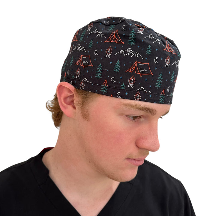 Camping- Classic/Men's Scrub Cap