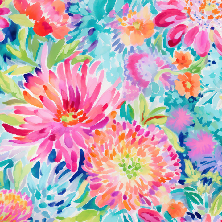 Preppy Floral Euro Scrub Cap for Women, by Sunshine Caps Co