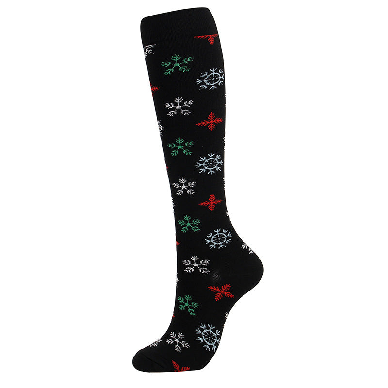 Snowflake- Compression Socks