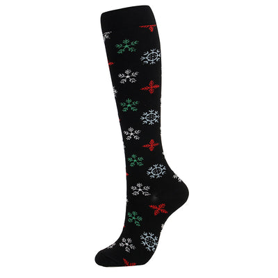 Snowflake- Compression Socks