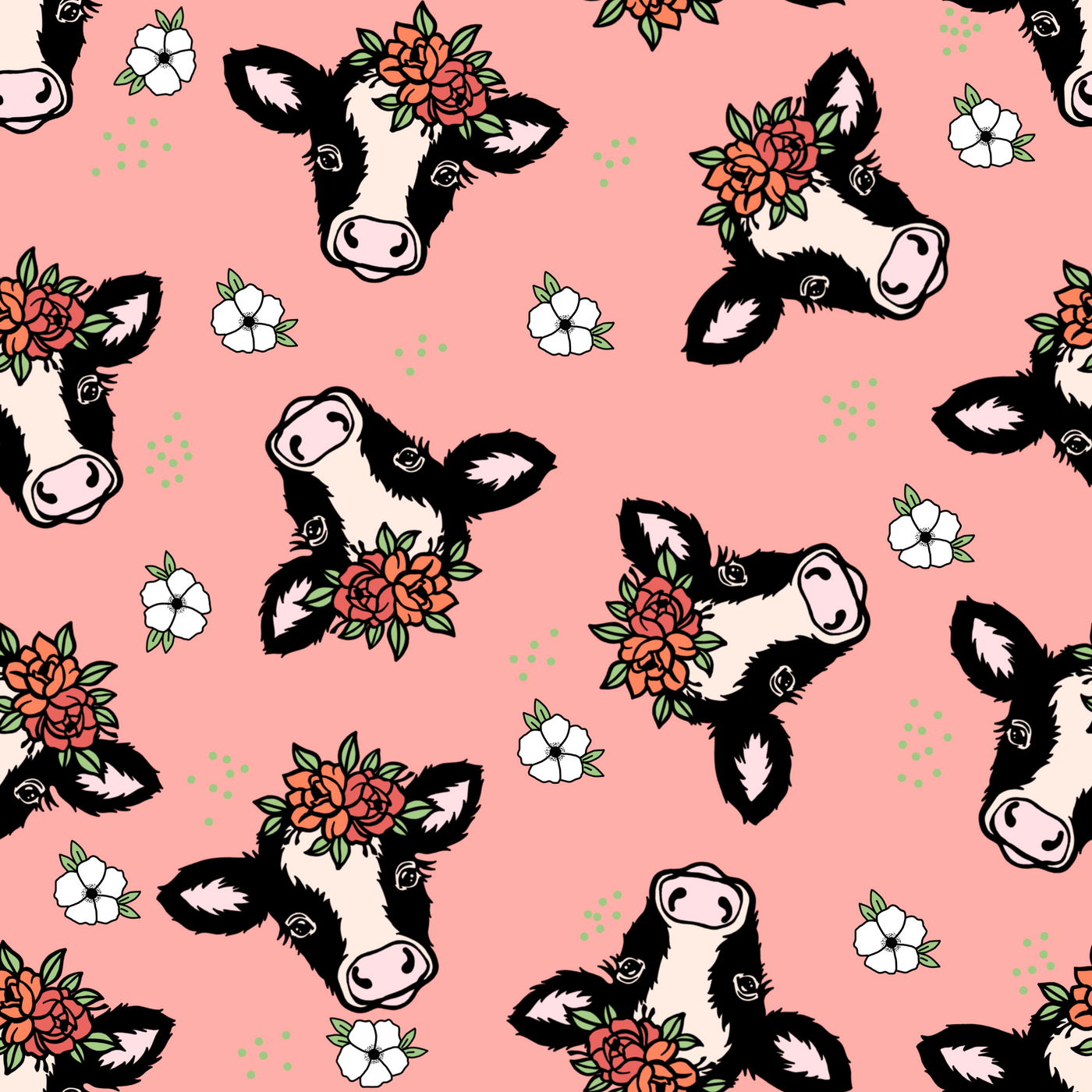 Pink Cows- Ponytail