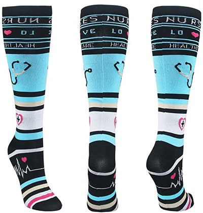 Nurse Blue- Compression Socks