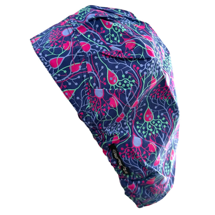 Neural Network- Bouffant Scrub Cap