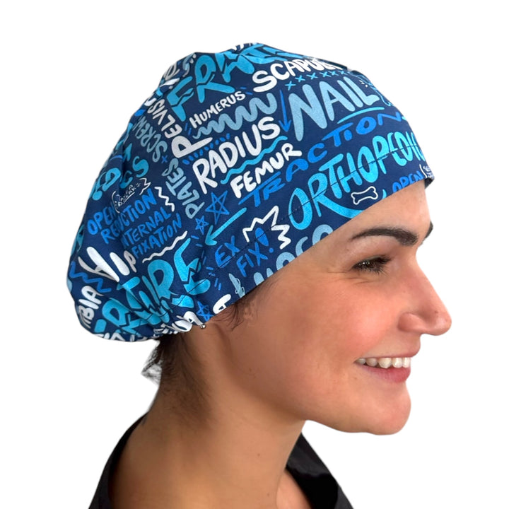 Orthopedic Euro Scrub Cap for Women, by Sunshine Caps Co
