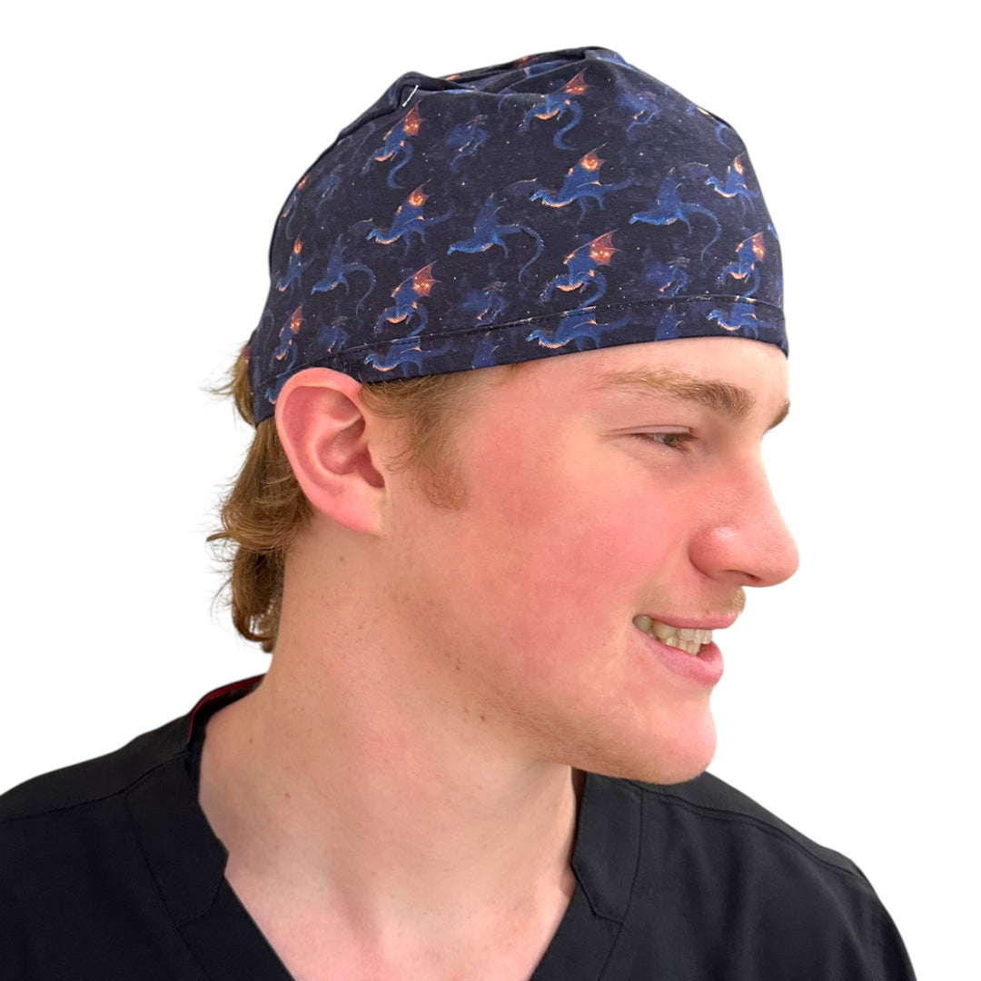 Midnight Dragons- Classic/Men's Scrub Cap