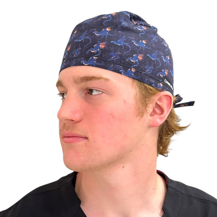 Midnight Dragons- Classic/Men's Scrub Cap