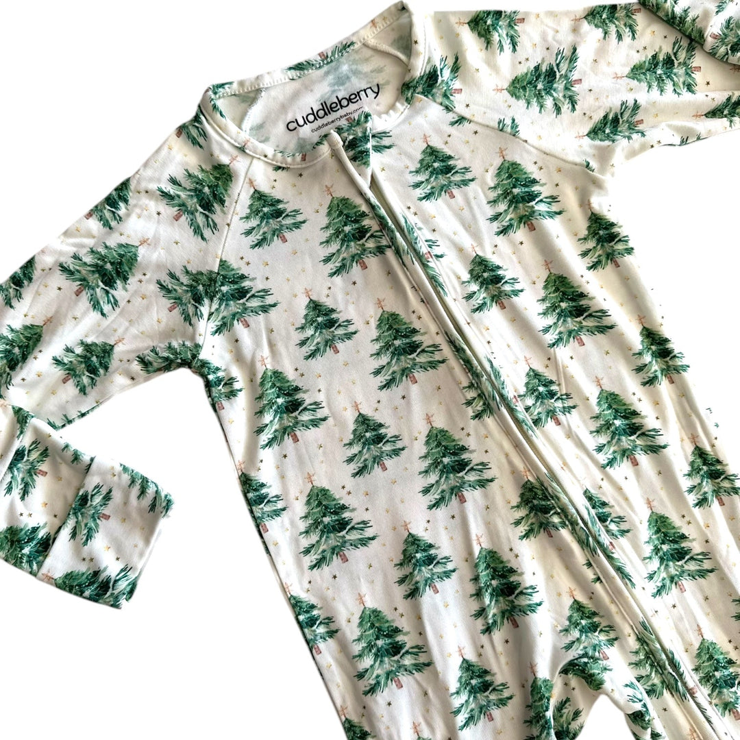 Christmas Tree Zipper Sleeper