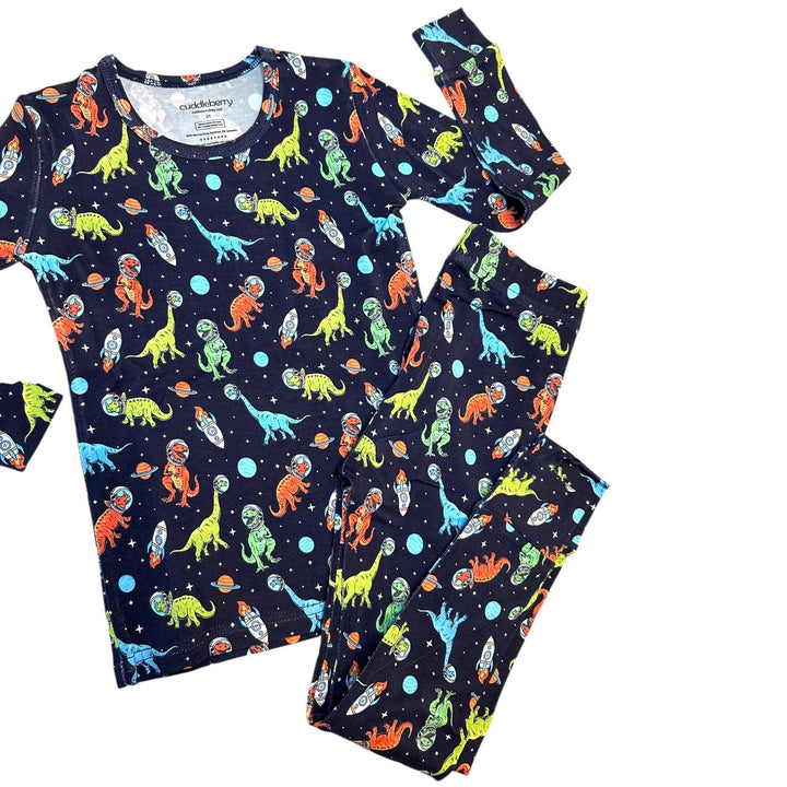 Space Dinos Long Sleeve Two-Piece PJ's