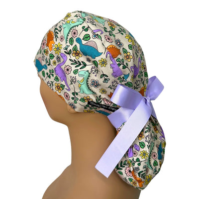 Dinosaur Floral- Ponytail