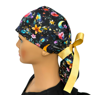 Moonlight Floral- Ponytail
