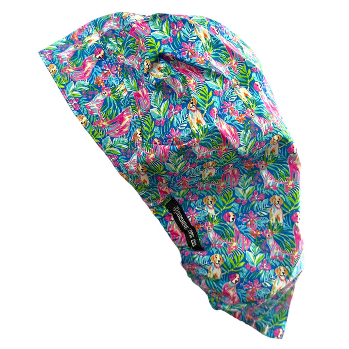 Aloha Dogs- Bouffant Scrub Cap