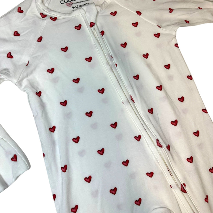 Valentine Simple Love Zipper Sleeper