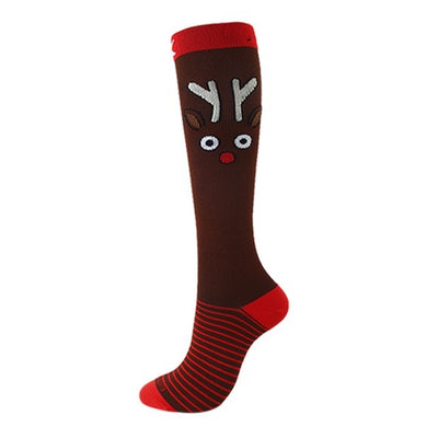 Rudolph Reindeer- Compression Socks
