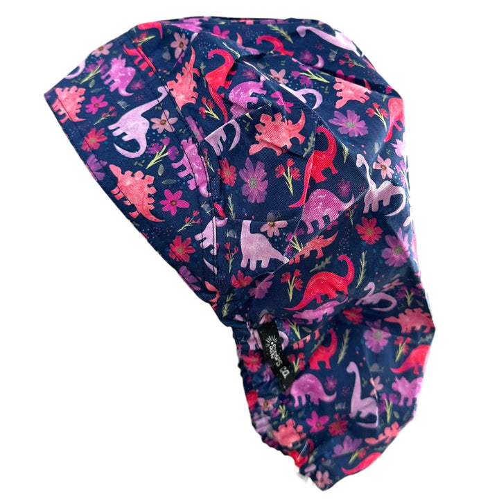 Dino Navy- Bouffant Scrub Cap