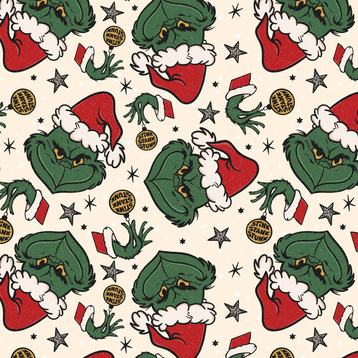 Grinch Christmas Euro Scrub Cap for Women, by Sunshine Caps Co