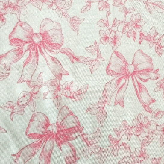 Toile Bows Bamboo Bodysuit