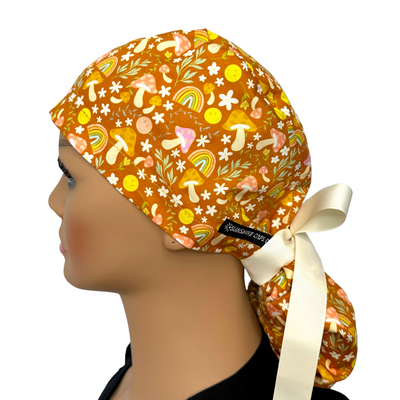 Retro Mushroom- Ponytail