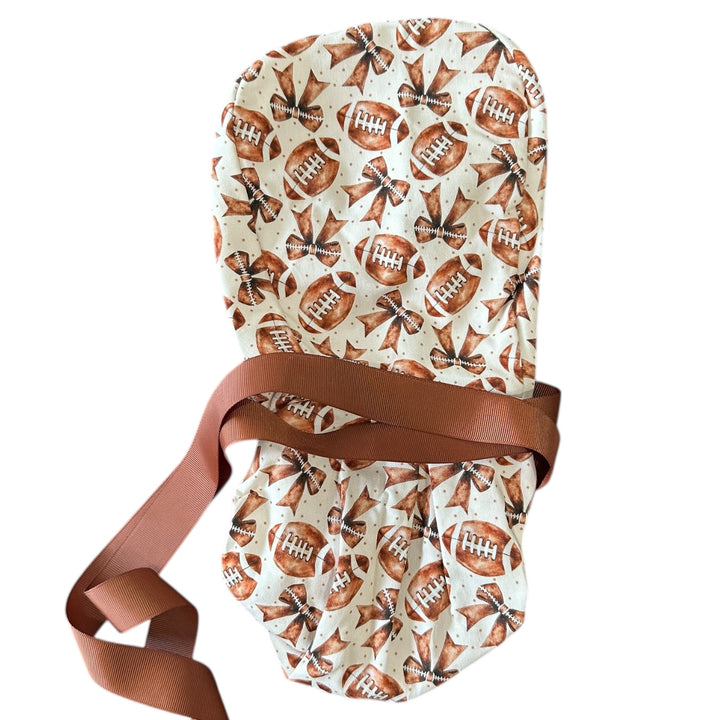 Football & Bows- Ponytail