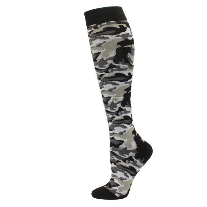 Black Camo- Compression Socks