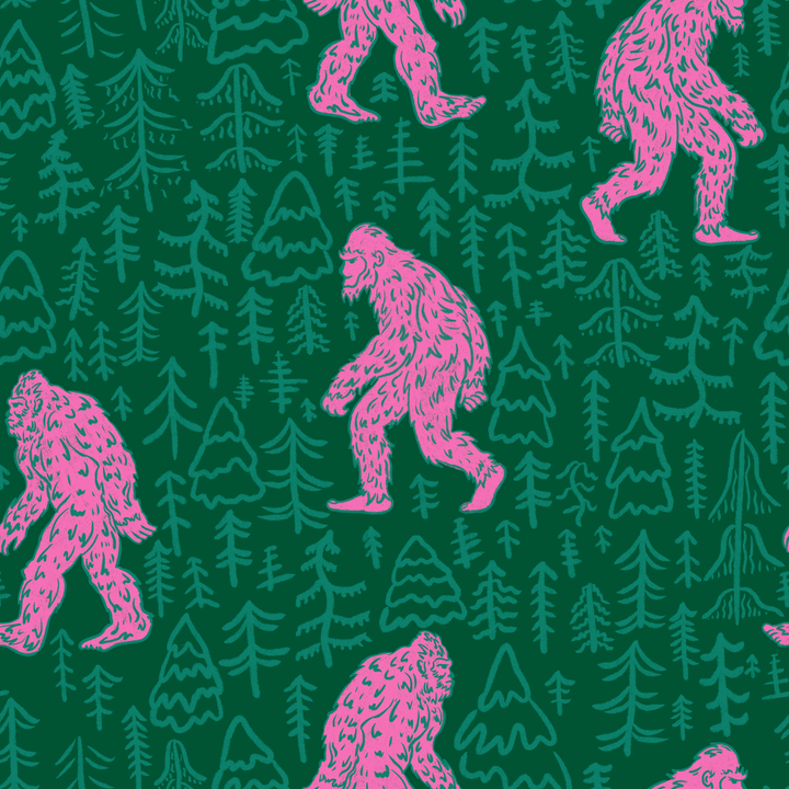 Bubblegum Bigfoot- Ponytail Scrub Cap