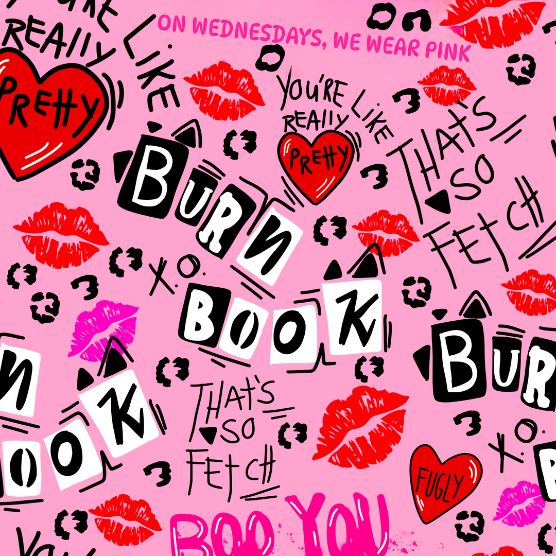 Burn Book- Ponytail Scrub Cap