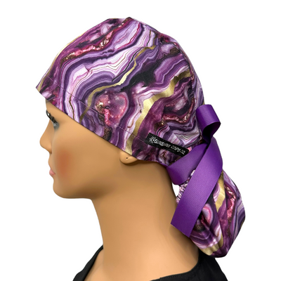 Purple Agate- Ponytail
