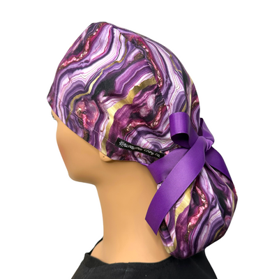 Purple Agate- Ponytail