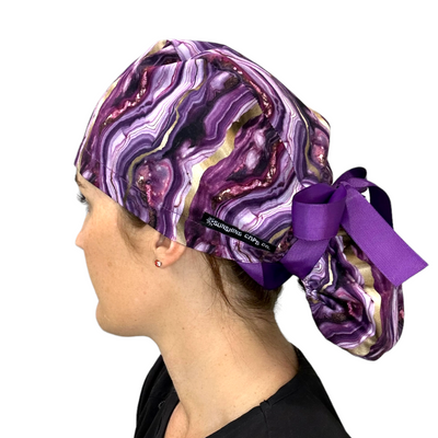 Purple Agate- Ponytail