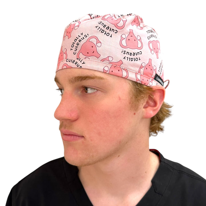 Totally Cuterus- Classic/Men's Scrub Cap