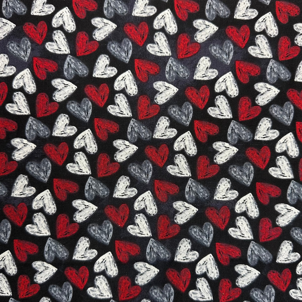 Chalk Hearts Valentine Euro Scrub Cap for Women, by Sunshine Caps Co