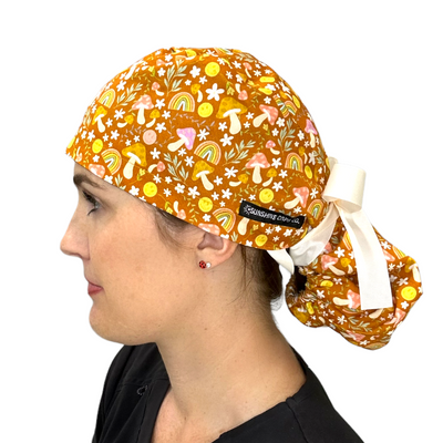 Retro Mushroom- Ponytail