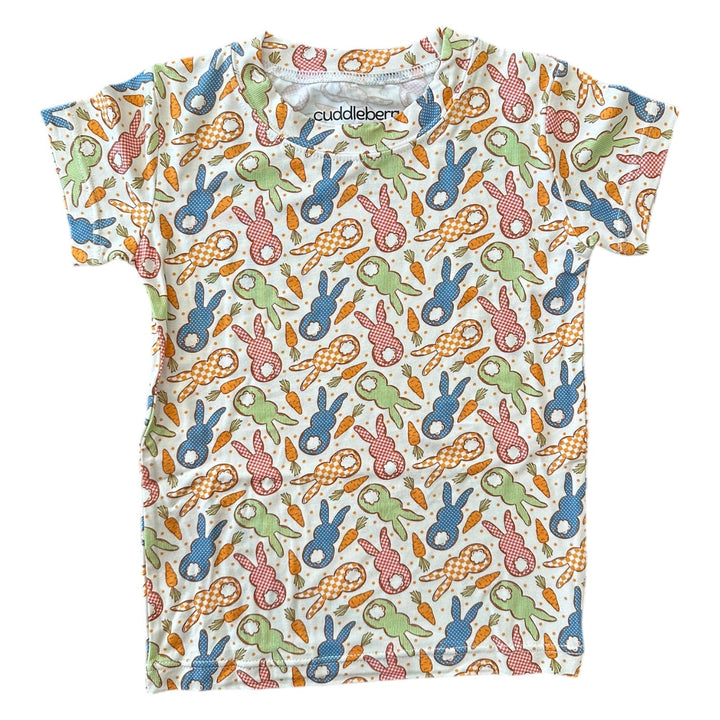 Cottage Bunny Short Sleeve Two-Piece PJ’s