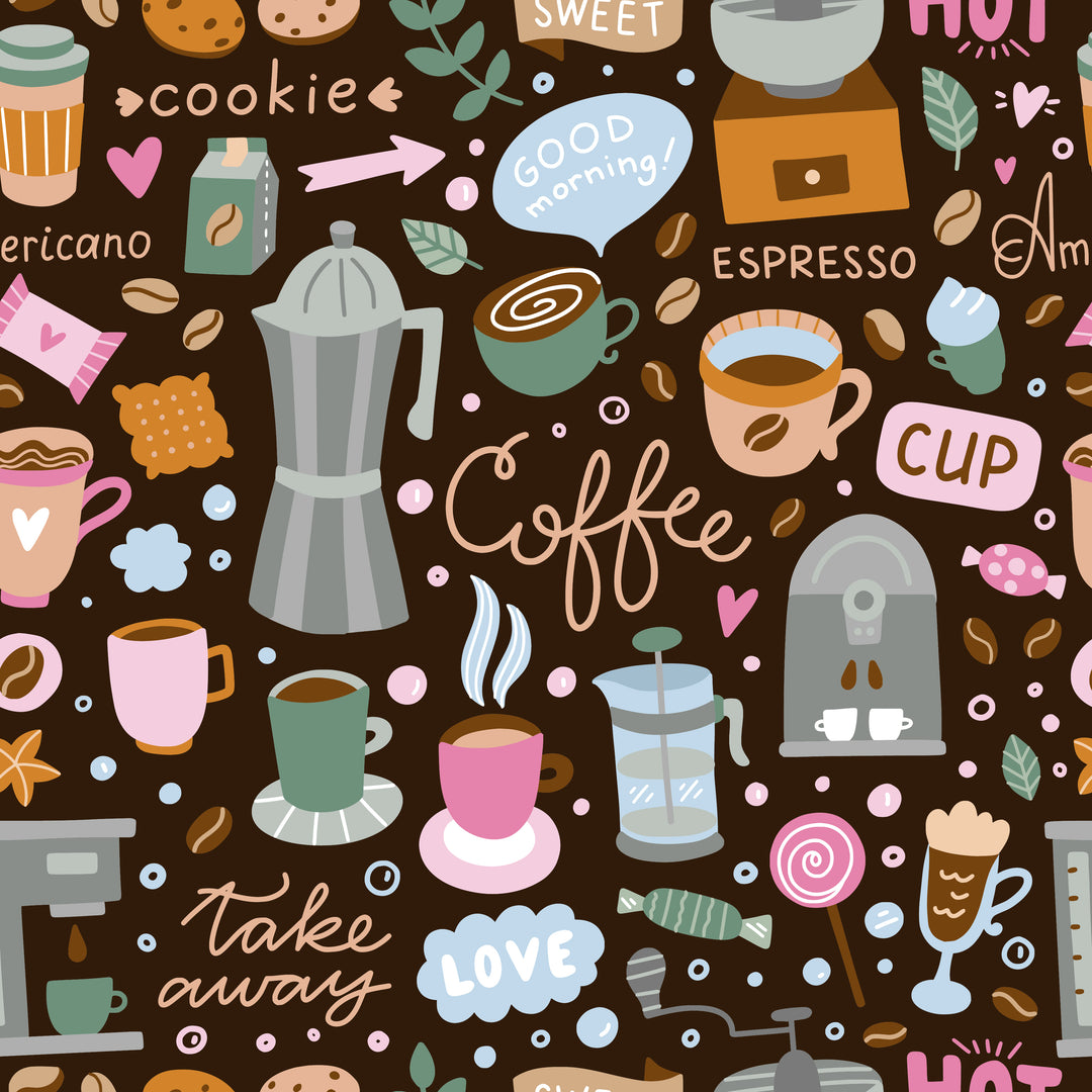 Coffee Euro Scrub Cap for Women, by Sunshine Caps Co