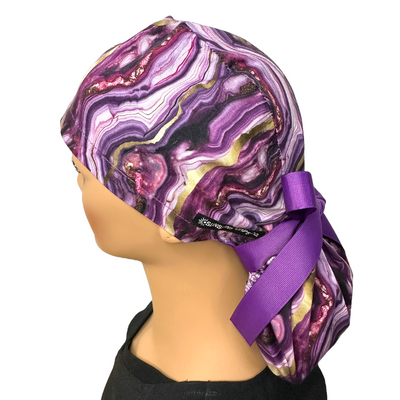Purple Agate- Ponytail