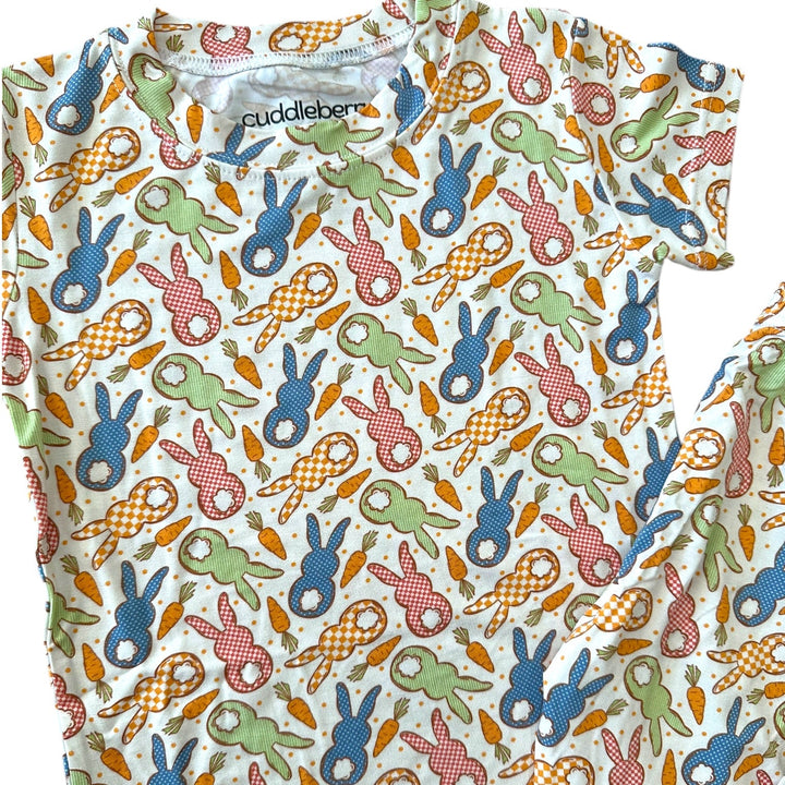 Cottage Bunny Short Sleeve Two-Piece PJ’s