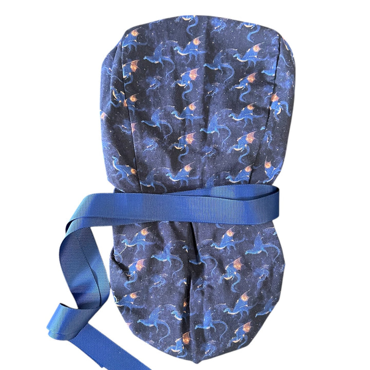 Midnight Dragons- Ponytail Scrub Cap